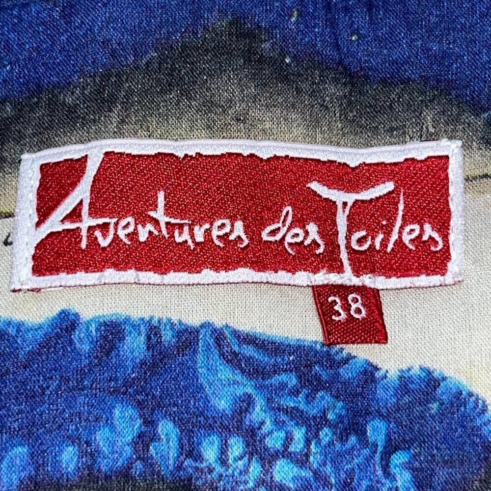 ADVENTURES DES TOILES Tribal Beaded Tapered Leg Trouser Pants Slacks - EUC - 38 - Picture 10 of 14